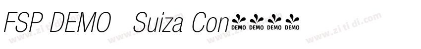 FSP DEMO   Suiza Con字体转换